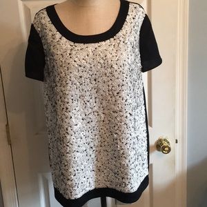 Ann Taylor sequin front top